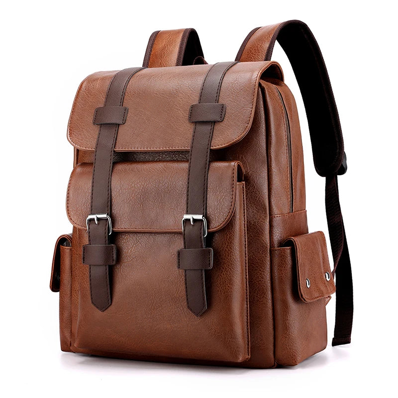 Sac à dos urbain, style cuir rétro ￼