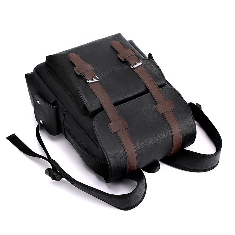 Sac à dos urbain, style cuir rétro ￼