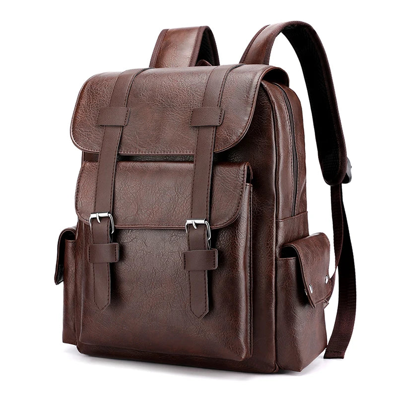 Sac à dos urbain, style cuir rétro ￼