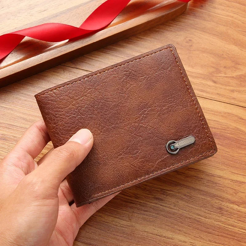 Portefeuille vintage en similicuir