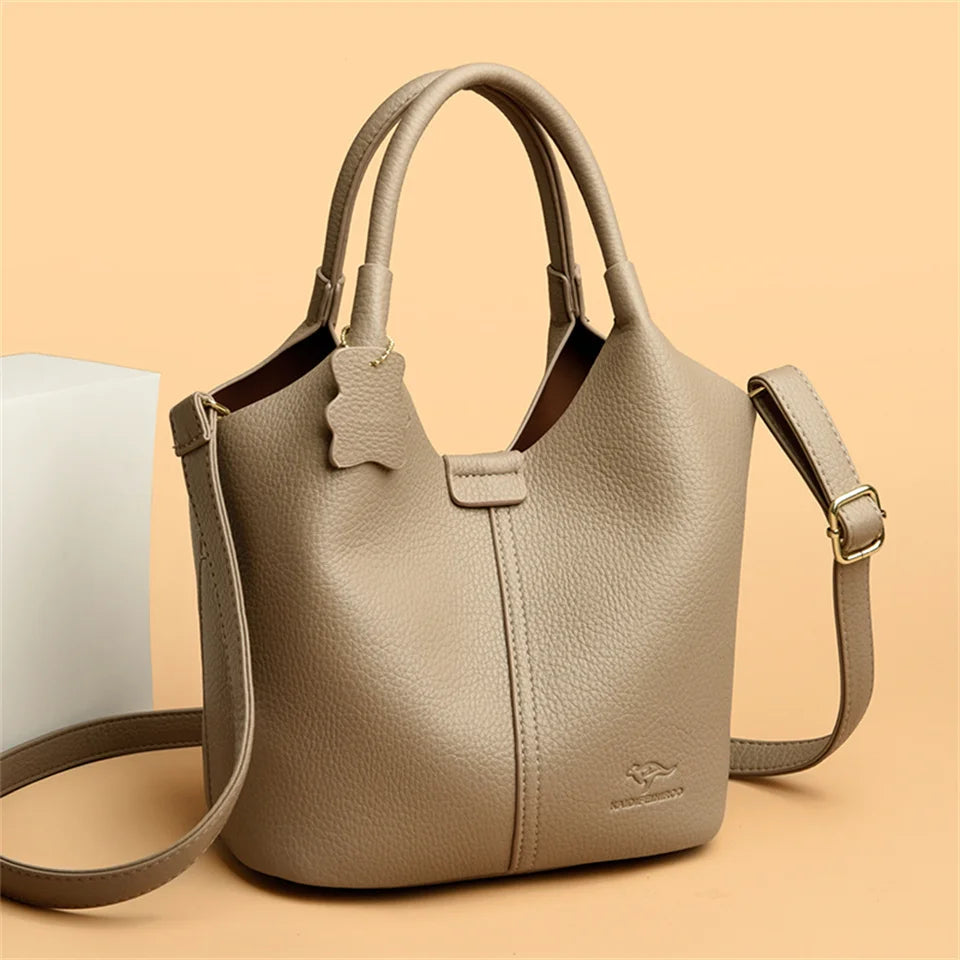Sac à main, rétro finition souple, texturée