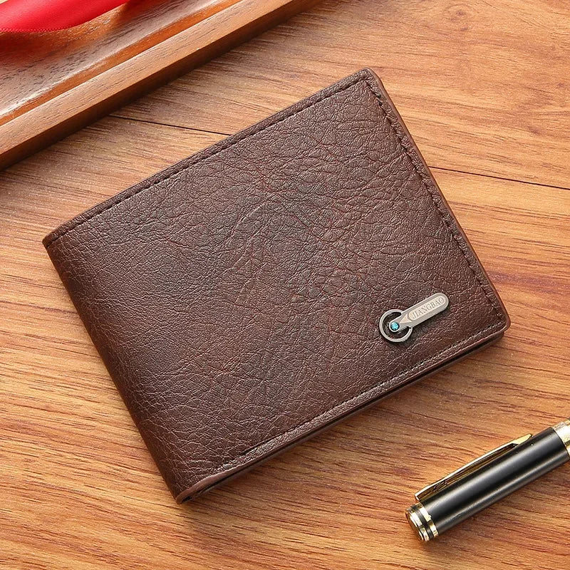 Portefeuille vintage en similicuir