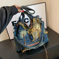 Sac bandoulière denim vintage – le Y2K