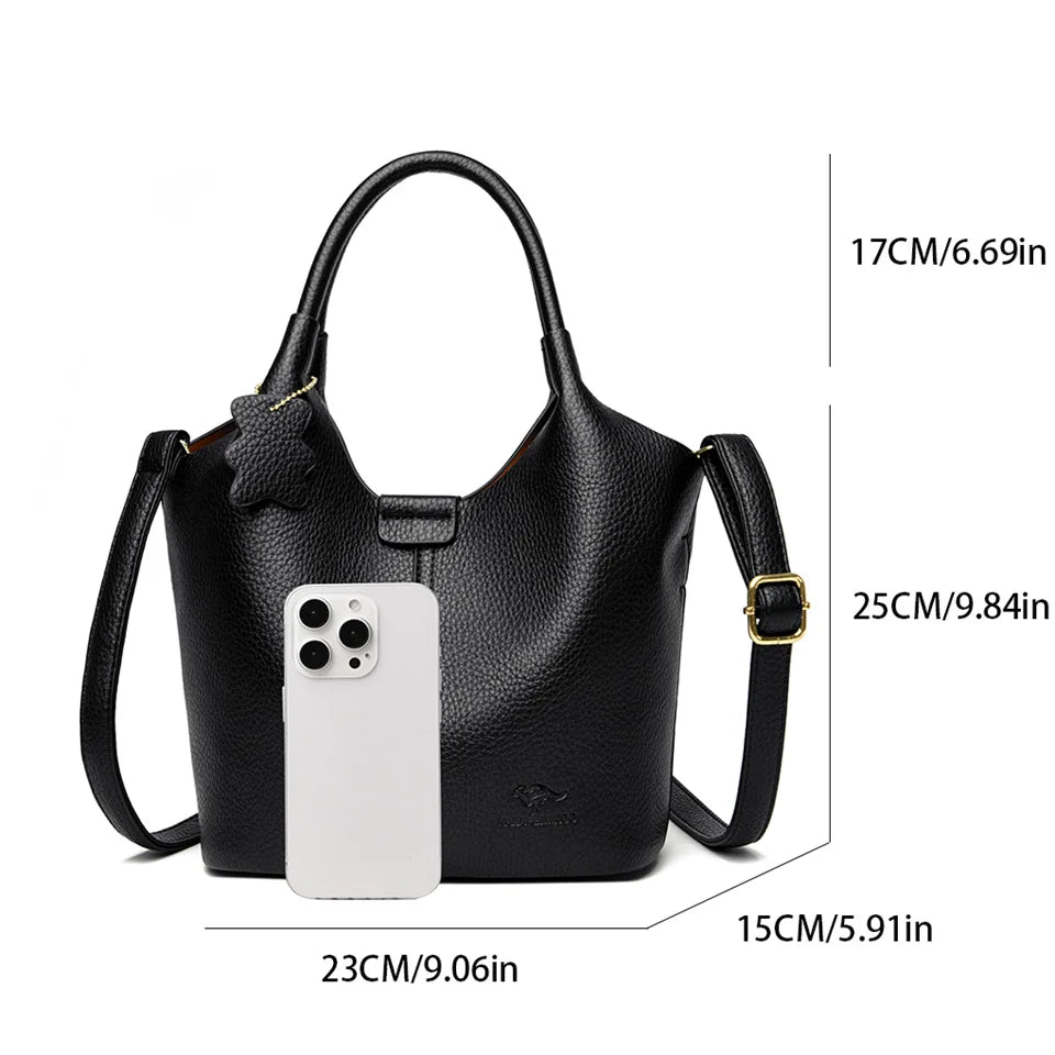Sac à main, rétro finition souple, texturée