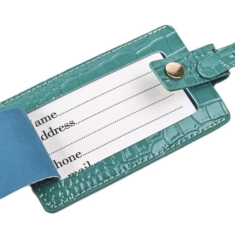 Duo d’accessoires de voyage, porte, passeport et étiquette d’identification ￼