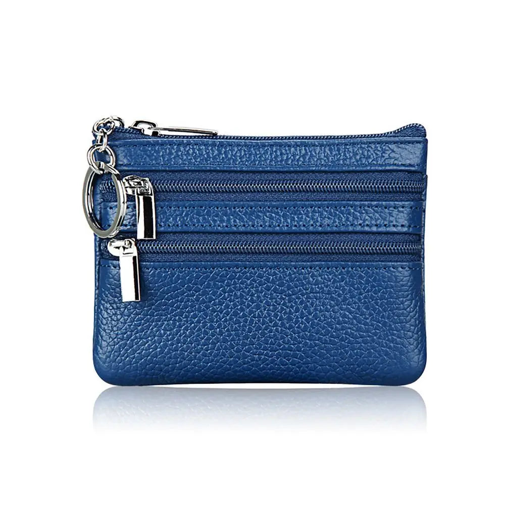 Porte-monnaie, compact, zippé