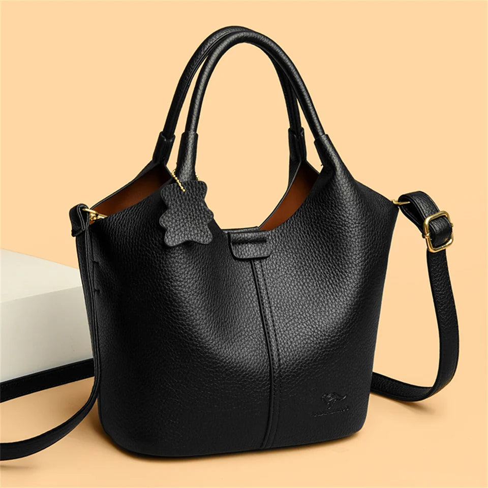 Sac à main, rétro finition souple, texturée