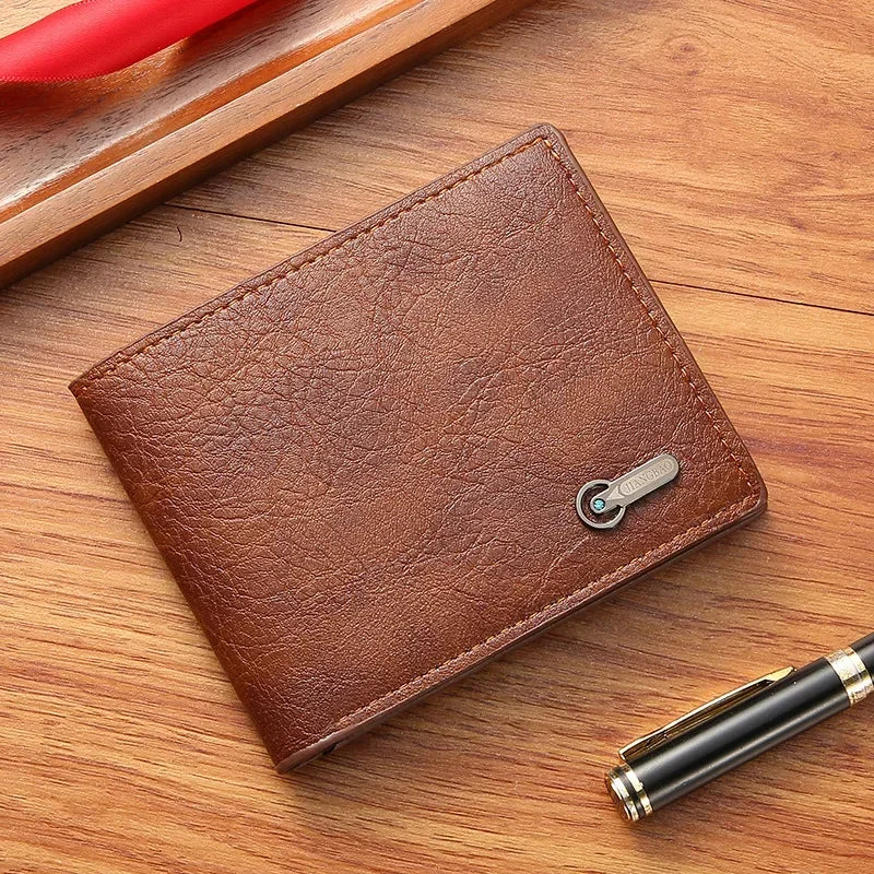 Portefeuille vintage en similicuir