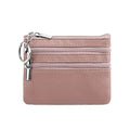 Porte-monnaie, compact, zippé
