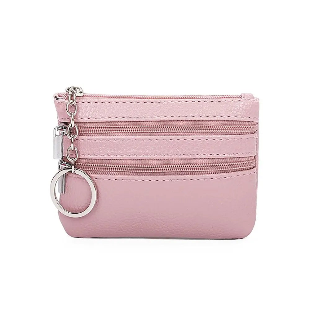 Porte-monnaie, compact, zippé
