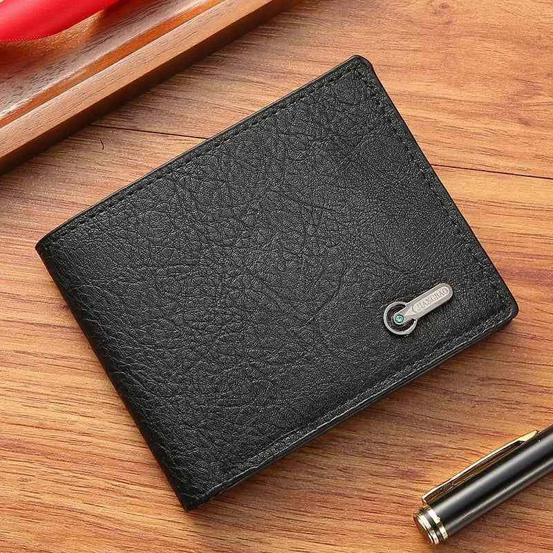 Portefeuille vintage en similicuir