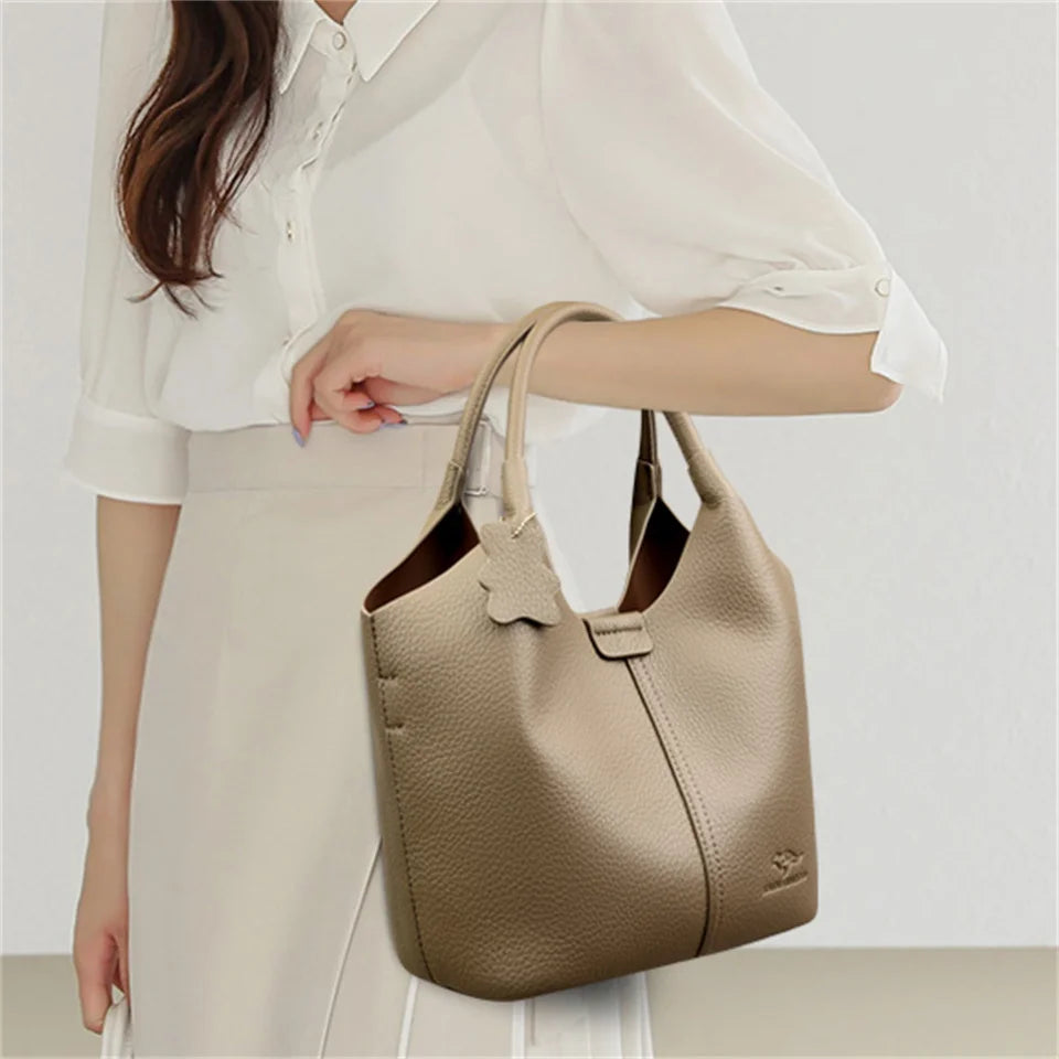 Sac à main, rétro finition souple, texturée